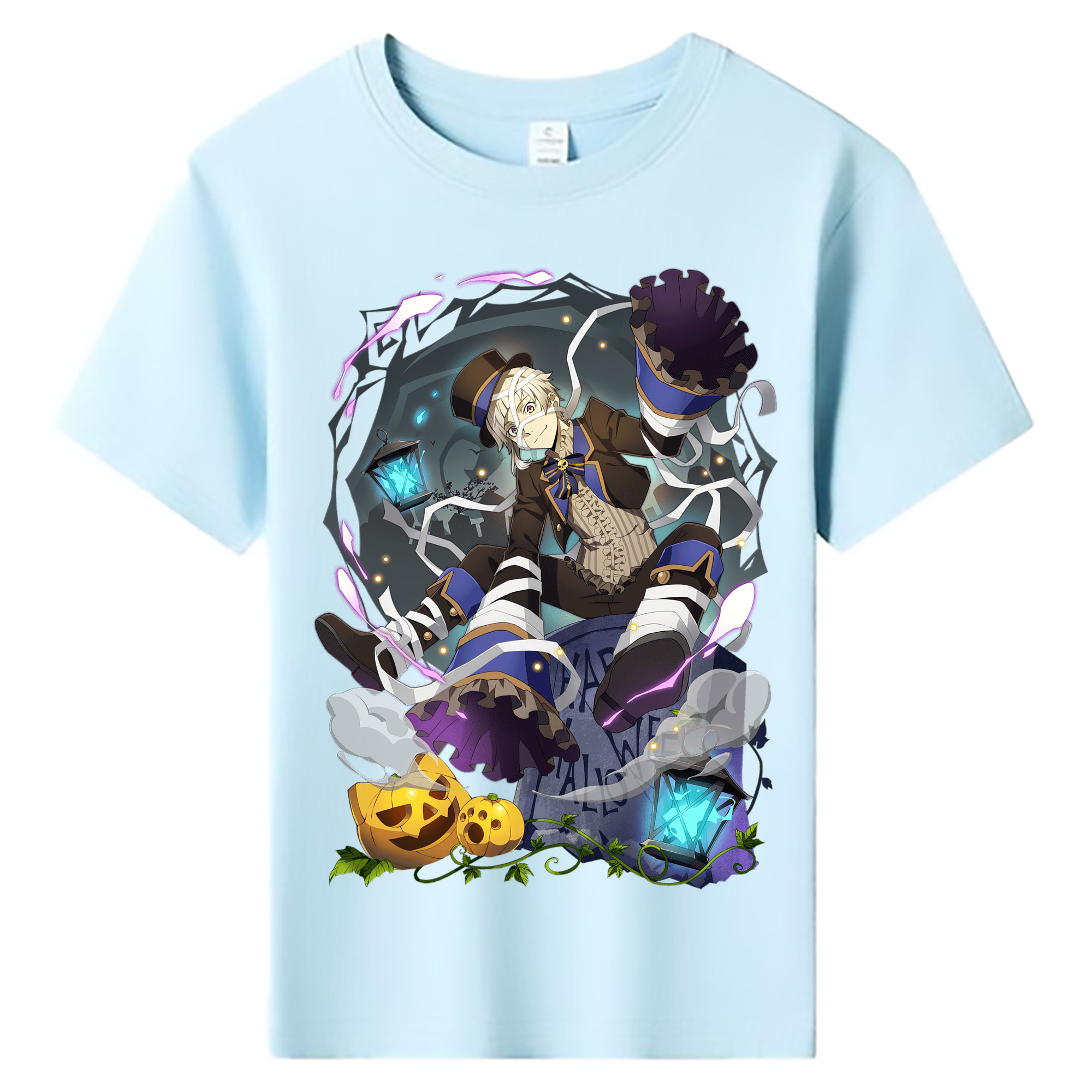 （画像用） 文豪ストレイドッグス Bungo Stray Dogs 綿100％キッズTシャツ（フロントプリント）
